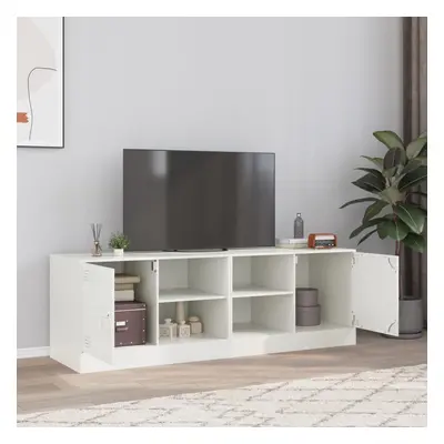 vidaXL TV skříňky 2 ks bílé 67 x 39 x 44 cm ocel