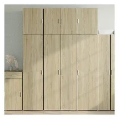 vidaXL Skříň highboard dub sonoma 80 x 42,5 x 249 cm kompozitní dřevo