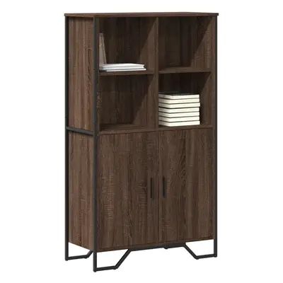 vidaXL Highboard hnědý dub 79,5 x 35,5 x 137,5 cm kompozitní dřevo