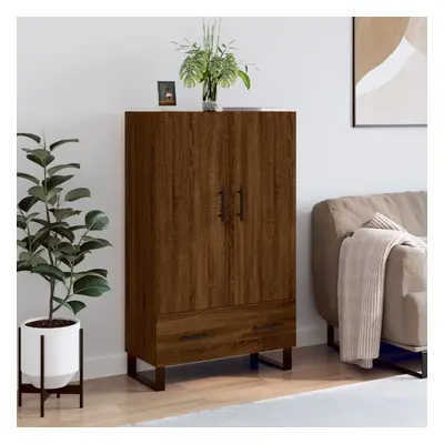 vidaXL Skříň highboard hnědý dub 69,5 x 31 x 115 cm kompozitní dřevo