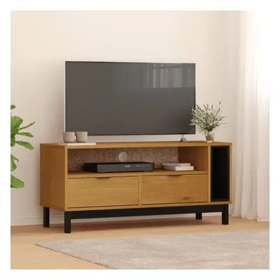 vidaXL TV skříňka FLAM 110 x 40 x 50 cm masivní borové dřevo