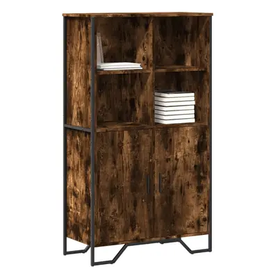 vidaXL Highboard kouřový dub 79,5 x 35,5 x 137,5 cm kompozitní dřevo