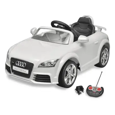 vidaXL Audi TT RS dětské auto s dálkovým ovládáním bílé