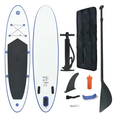 vidaXL Nafukovací Stand Up paddleboard (SUP) modro-bílý