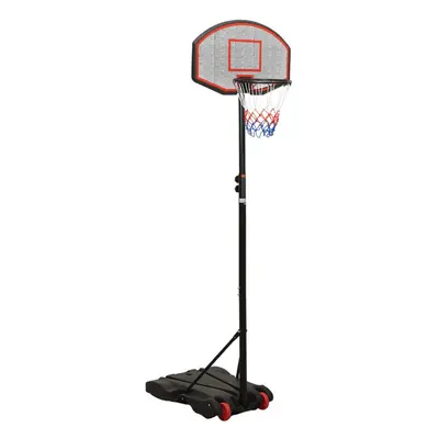 vidaXL Basketbalový koš černý 216–250 cm polyethylen