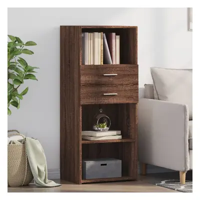 vidaXL Skříň highboard hnědý dub 45 x 42,5 x 124 cm kompozitní dřevo