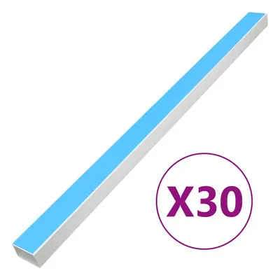 vidaXL Kabelová lišta samolepicí 100 x 40 mm 30 m PVC