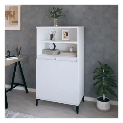 vidaXL Skříň highboard bílá 60 x 36 x 110 cm kompozitní dřevo