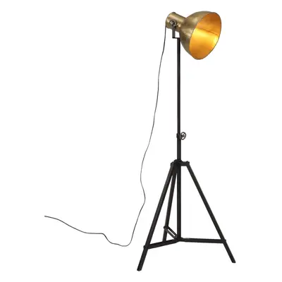 vidaXL Stojací lampa 25 W staromosaz 61 x 61 x 90/150 cm E27