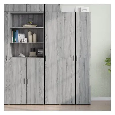 vidaXL Skříň highboard šedá sonoma 30 x 42,5 x 185 cm kompozitní dřevo