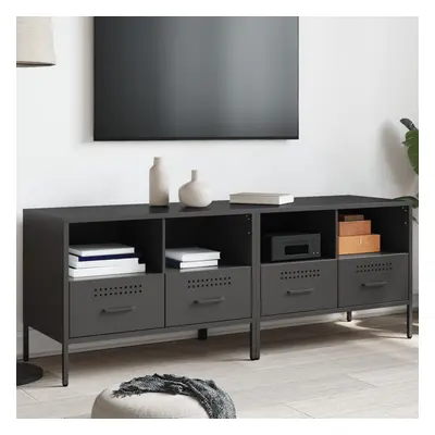 vidaXL TV skříňky 2 ks černé 68 x 39 x 50,5 cm ocel