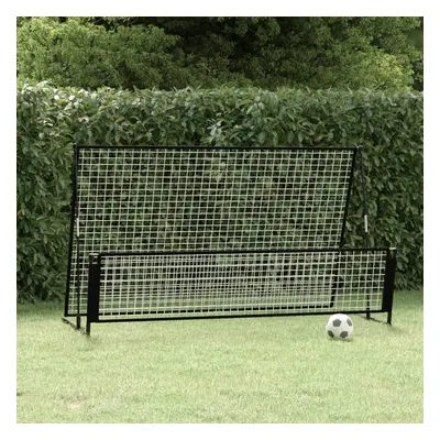 vidaXL Fotbalový rebounder 2 v 1 202 x 104 x 120 cm ocel