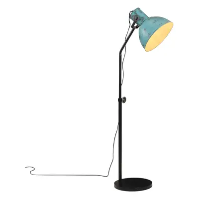 vidaXL Stojací lampa 25 W modrá patina 30 x 30 x 90–150 cm E27