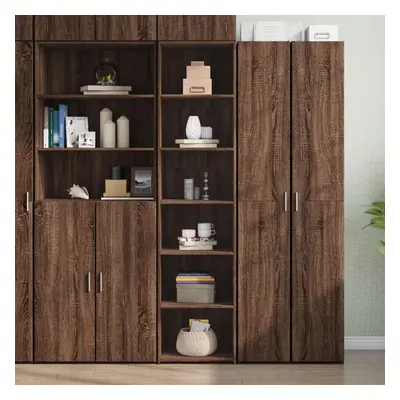 vidaXL Skříň highboard hnědý dub 45 x 41 x 185 cm kompozitní dřevo