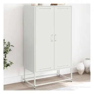 vidaXL Skříň highboard růžová 68,5 x 38,5 x 123,5 cm ocel