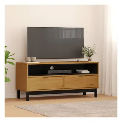 vidaXL TV skříňka FLAM 110 x 40 x 50 cm masivní borové dřevo