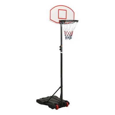 vidaXL Basketbalový koš bílý 216–250 cm polyethylen