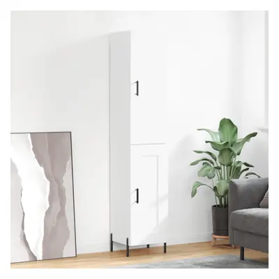 vidaXL Skříň highboard bílá 34,5 x 34 x 180 cm kompozitní dřevo