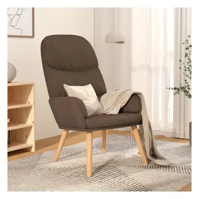 vidaXL Relaxační křeslo taupe textil