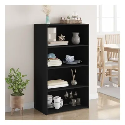 vidaXL Skříň highboard černá 70 x 41 x 124 cm kompozitní dřevo