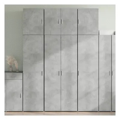 vidaXL Skříň highboard betonově šedá 80x42,5x249 cm kompozitní dřevo