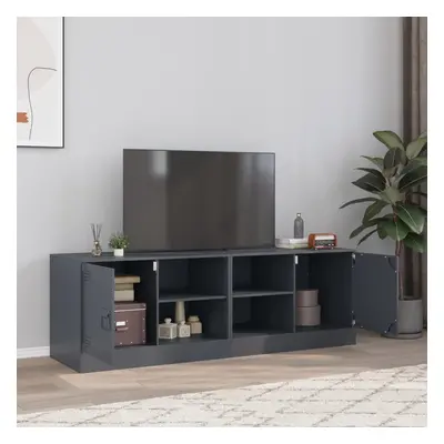 vidaXL TV skříňky 2 ks antracitové 67 x 39 x 44 cm ocel