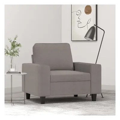 vidaXL Křeslo taupe 60 cm textil