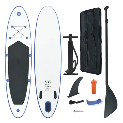 vidaXL Nafukovací SUP paddleboard modro-bílý