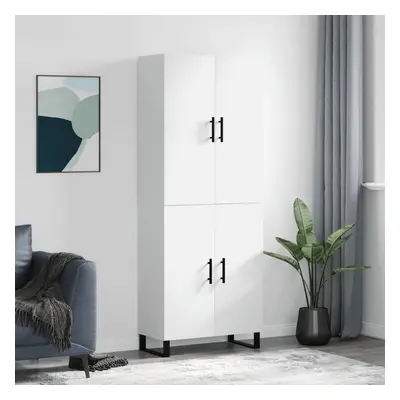 vidaXL Skříň highboard bílá 69,5 x 34 x 180 cm kompozitní dřevo