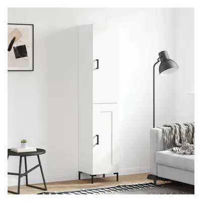 vidaXL Skříň highboard bílá 34,5 x 34 x 180 cm kompozitní dřevo