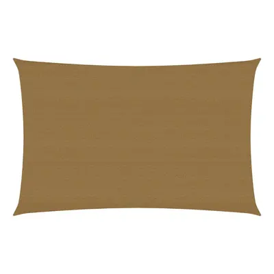 vidaXL Stínicí plachta 160 g/m² taupe 6 x 8 m HDPE