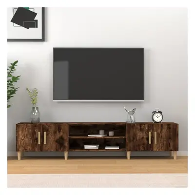 vidaXL TV skříňka kouřový dub 180 x 31,5 x 40 cm kompozitní dřevo