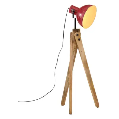 vidaXL Stojací lampa 25 W červená patina 45 x 45 x 120 cm E27