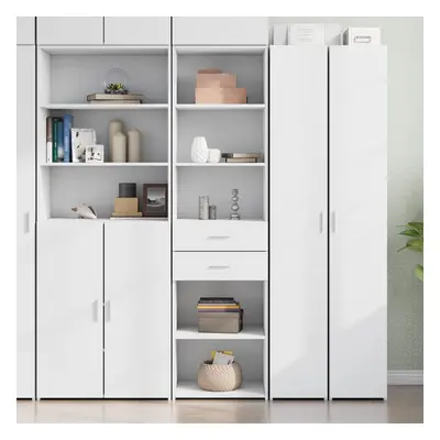 vidaXL Skříň highboard bílá 50 x 42,5 x 185 cm kompozitní dřevo