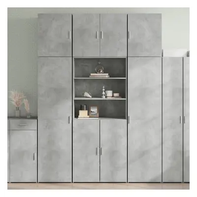 vidaXL Skříň highboard betonově šedá 80x42,5x249 cm kompozitní dřevo