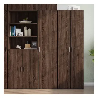 vidaXL Skříň highboard hnědý dub 45 x 42,5 x 185 cm kompozitní dřevo