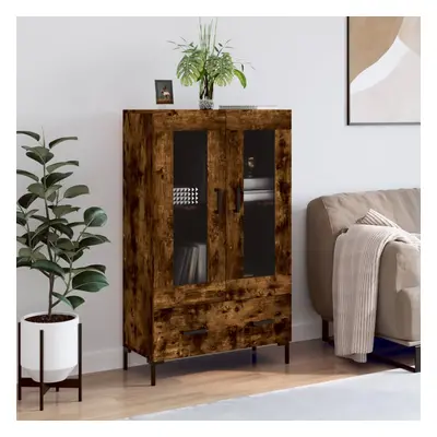 vidaXL Skříň highboard kouřový dub 69,5 x 31 x 115 cm kompozitní dřevo