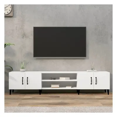 vidaXL TV skříňka bílá 180 x 31,5 x 40 cm kompozitní dřevo