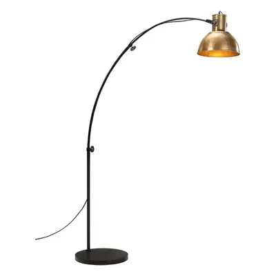 vidaXL Stojací lampa 25 W staromosaz 150 cm E27