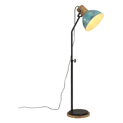 vidaXL Stojací lampa 25 W modrá patina 30 x 30 x 100–150 cm E27