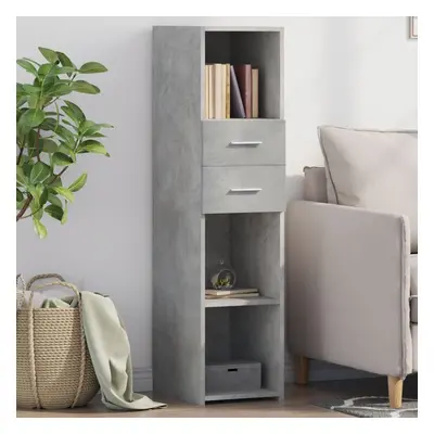 vidaXL Skříň highboard betonově šedá 30x42,5x124 cm kompozitní dřevo