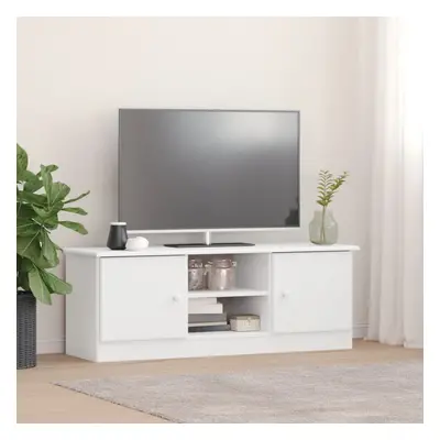 vidaXL TV skříňka ALTA bílá 112 x 35 x 41 cm masivní borové dřevo