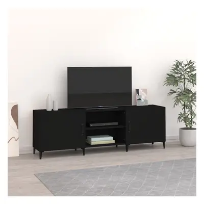 vidaXL TV skříňka černá 150 x 30 x 50 cm kompozitní dřevo