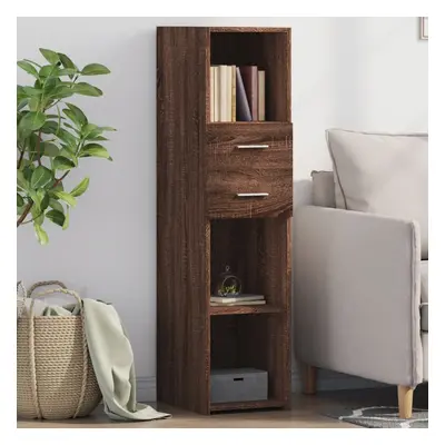 vidaXL Skříň highboard hnědý dub 30 x 42,5 x 124 cm kompozitní dřevo