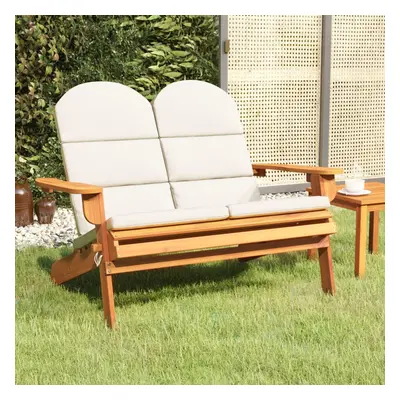 vidaXL Zahradní lavice Adirondack s poduškami 126 cm masivní akácie