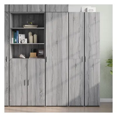 vidaXL Skříň highboard šedá sonoma 45 x 42,5 x 185 cm kompozitní dřevo