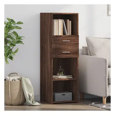 vidaXL Skříň highboard hnědý dub 40 x 42,5 x 124 cm kompozitní dřevo