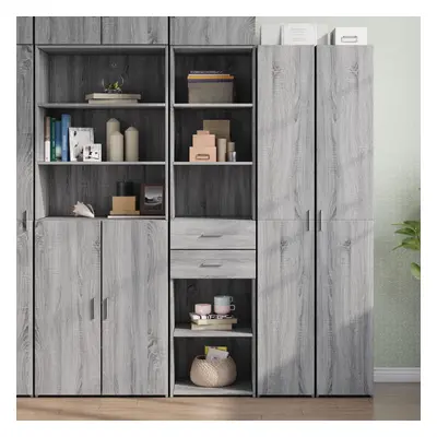 vidaXL Skříň highboard šedá sonoma 45 x 42,5 x 185 cm kompozitní dřevo