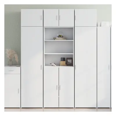 vidaXL Skříň highboard bílá 70 x 42,5 x 185 cm kompozitní dřevo