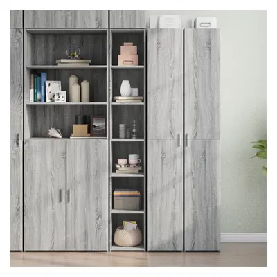 vidaXL Skříň highboard šedá sonoma 30 x 41 x 185 cm kompozitní dřevo